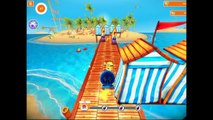 Despicable me Minion Rush walktrough, Level 8 11 unlocked beach area Games for kids in english