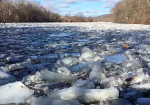 Ice Jam in Housatonic River Causes Flooding in West Connecticut
