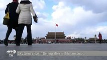 Sky turns clear in Beijing after nightmare smog[1]