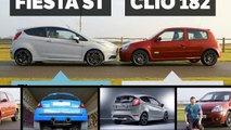 LOOK IT'S Ford Fiesta ST200 vs  Renault Clio RS 182 Trophy Comparison Makes Sense