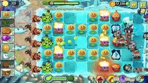 Plants vs Zombies 2: Frostbite Caves Icebound Battleground Level 01 to 10