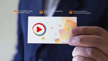 Modern Business Card Design --- mock up --- animated video produc