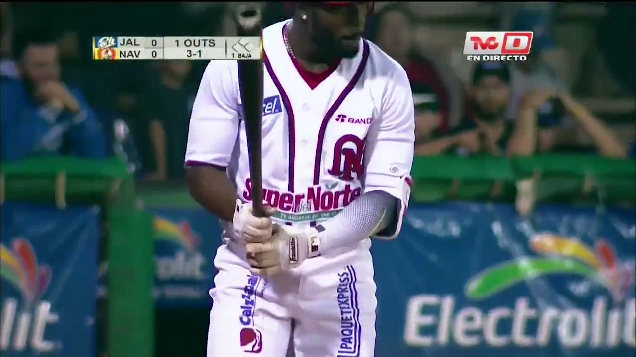 RANDY AROZARENA (1) le da la bienvenida a los Charros en la #SemifinalLMP
