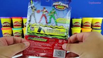 GIANT GREEN RANGER Surprise Egg Play Doh - Mighty Morphin Power Rangers Toys & Surprises