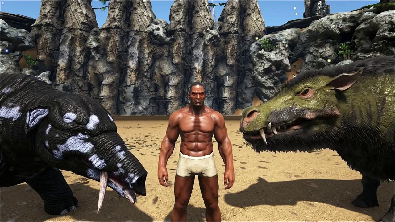 DAEODON VS 100 PHIOMIA!! THE HELL PIG VS NORMAL PIG Ark Survival Evolved Dino Battle Arena
