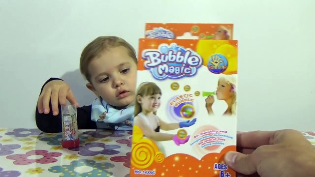 Огромные мыльные пузыри и дуем нелопающиеся мыльные пузыри Magic bubbles unboxing set