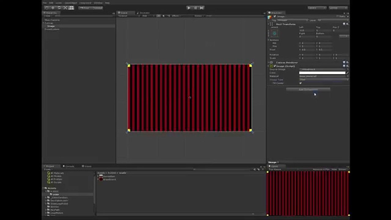Unity UI Tutorial - Scale UI to the right size for every resolution using anchors