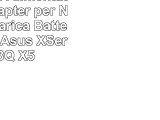 Super Slim Alimentatore AC Adapter per Notebook Carica Batterie per PC Asus XSerie X53Q