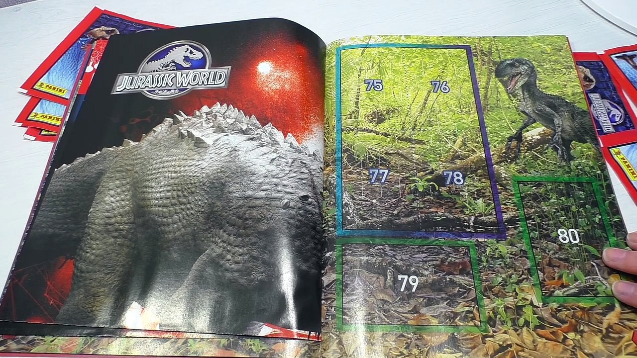 Журнал для наклеек Мир Юрского периода