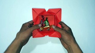★Fantastica Caja de papel en forma de Rosa★ - Paper flower box