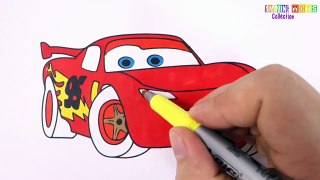 Car 3 Coloring Book | Lightning McQueen Coloring Pages