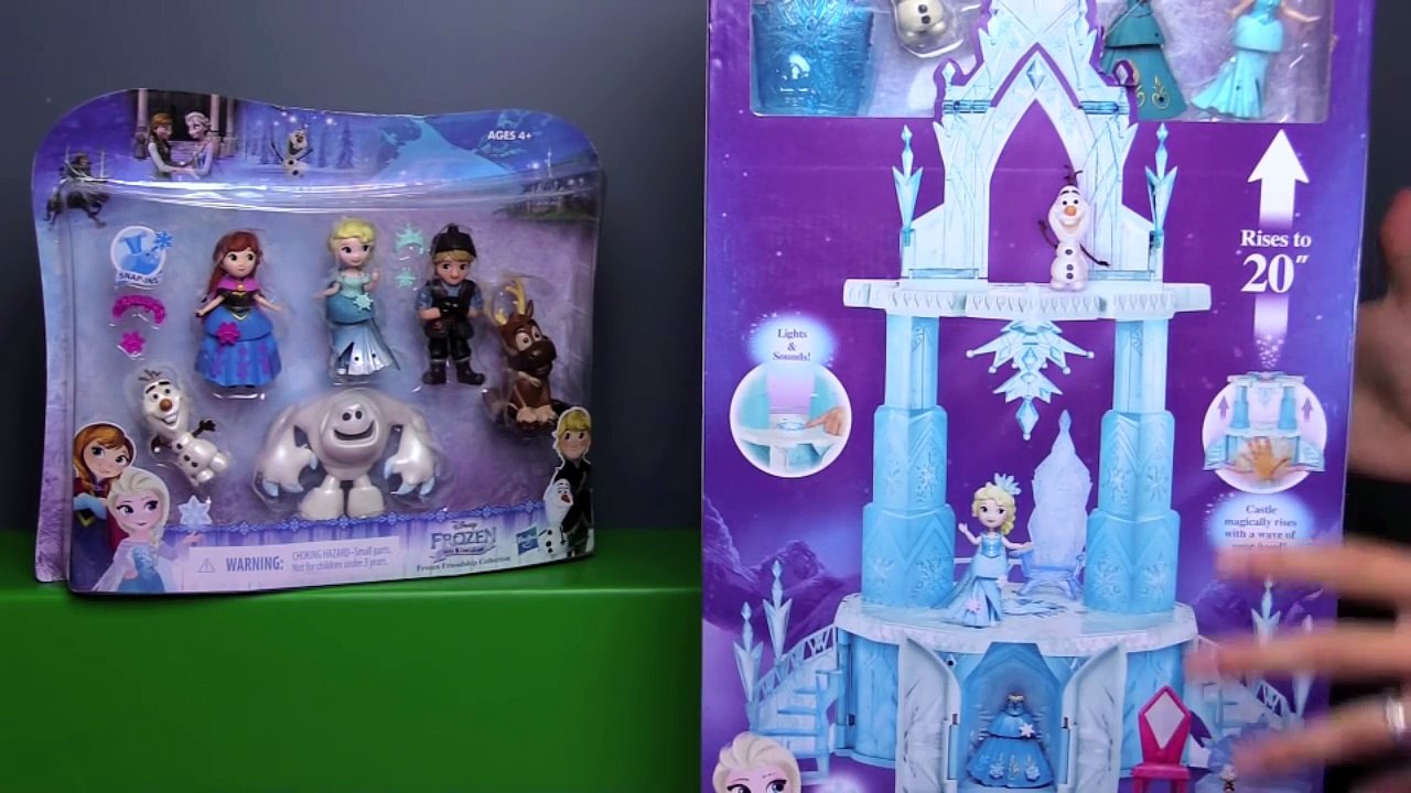 Elsas Magical Rising Castle! Disney Frozen Little Kingdom Review | Bins Toy Bin