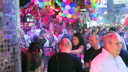 Pattaya New Years Eve 2018 - Walking Street after midnight...