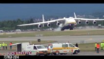 Antonov An-225 Mriya landing Gardermoen - World largest plane - HD