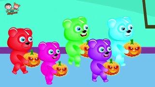 Mega Gummy Bear Crying For Chocolates Funny Finger Family Nursery Rhyme for Childrens