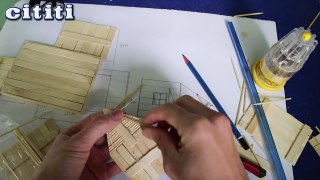 Comment faire une maison en utilisant des bâtons de popsicle