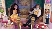 Princess Story: Princess Play Date with Anna and Elsa, Beauty and the Beast Castle, Belle Toys