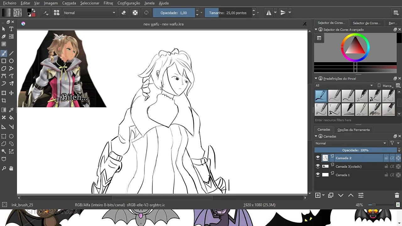 Rem, Alisha and B || Waifus Wallpaper 1 minute Speedart