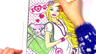 BARBIE COMPILATION COLOR WONDER LEARN COLORS FOR KIDS BABY COLORIAGE