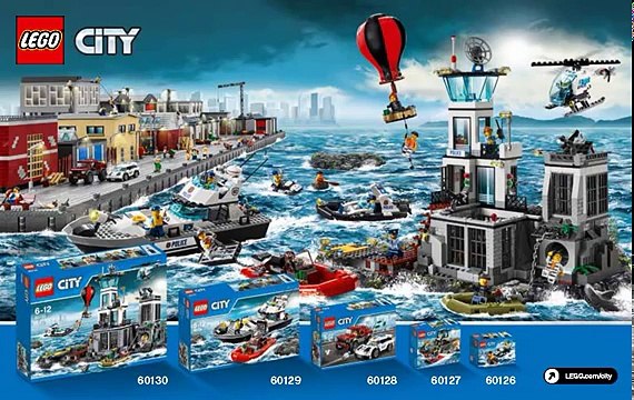 2016 Lego City Fire Boat instructions 60109