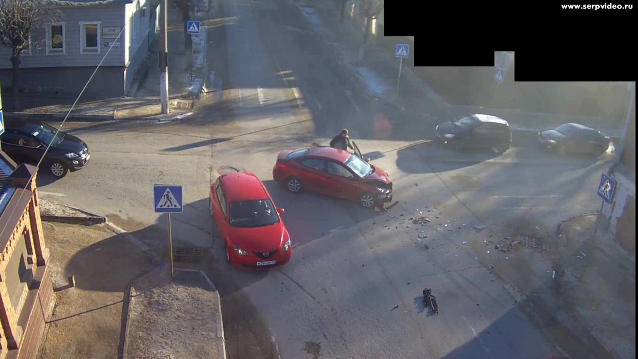 serious accident at the crossroads