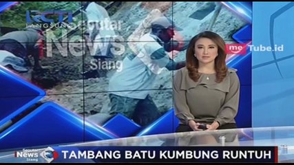 Tambang Batu Kumbung Runtuh, Warga Panik