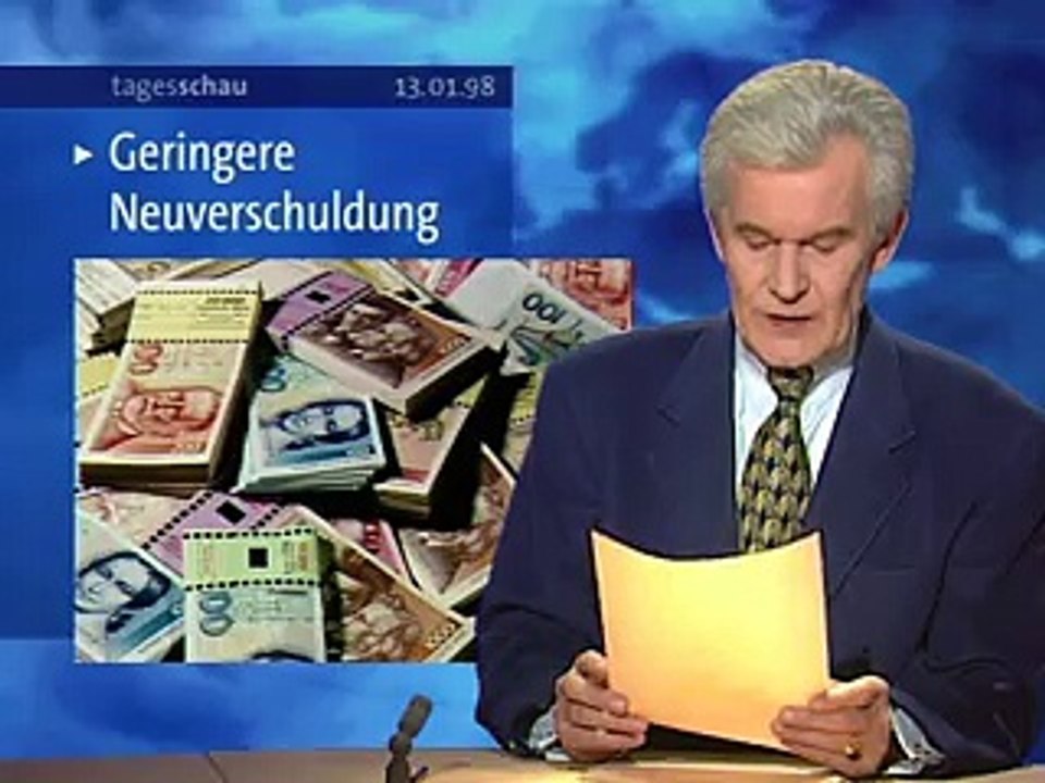 Tagesschau | 13. Januar 1998 20:00 Uhr (mit Wilhelm Wieben) | Das Erste