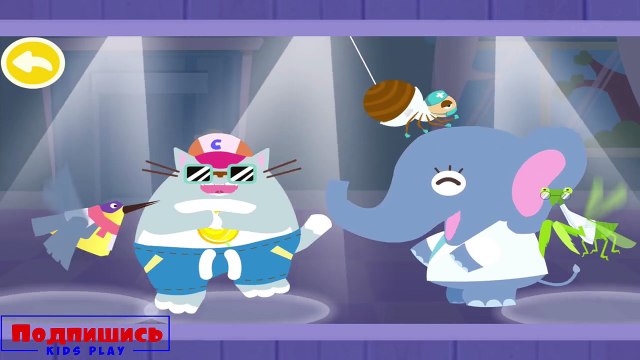 Мультик ИГРА для детей Доктор Стоматолог. Лечим зубы Крокодилу,Обезьяне,Коту