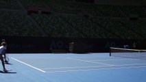 Open d'Australie 2018 - Madison Keys à l'entrainement à Melbourne