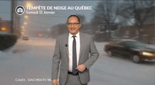 Neige et grand froid sur le Canada