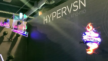 Présentation d'hologrames au salon CES de Las Vegas