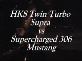 (Cars) Street Racing - Toyota Supra HKS vs Supercharged 5.0