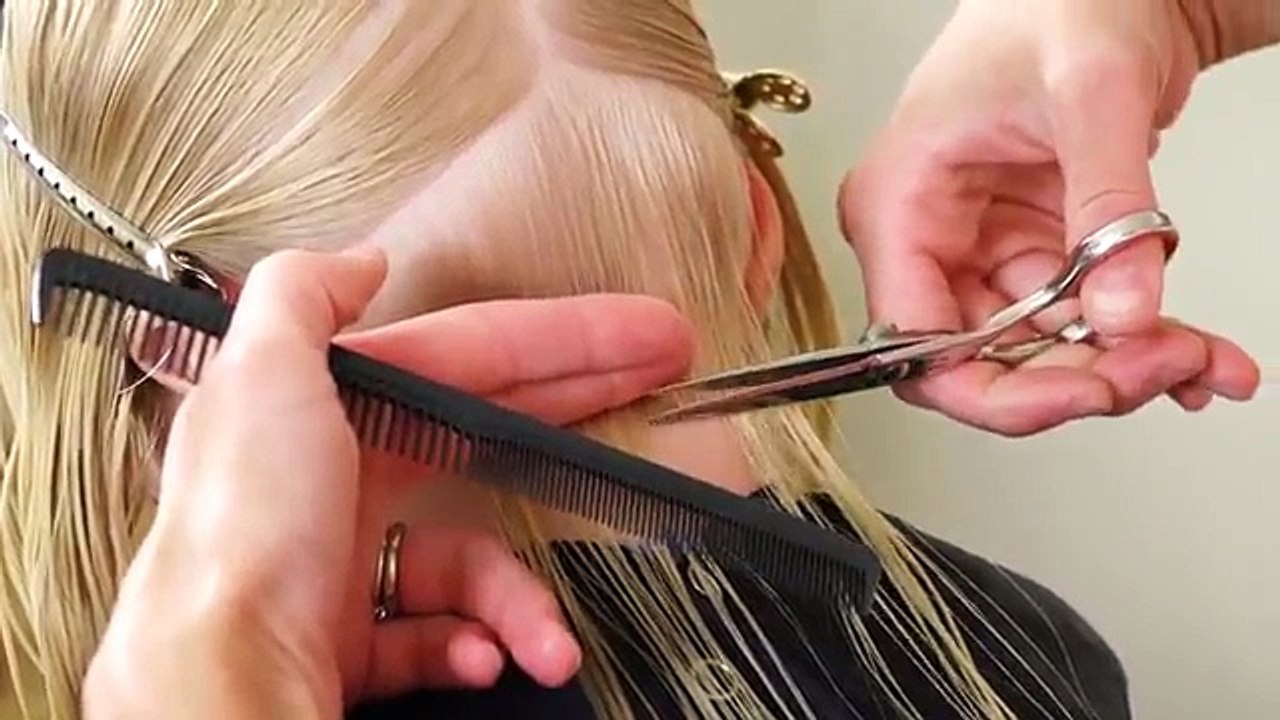 How to Cut little Girls Hair // Basic Bob Haircut // Short Haircuts for Girls