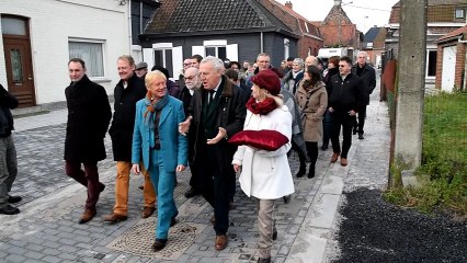 inauguration rue nouvelle cure