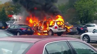 Nassau Community College Car Fire 10/22/14