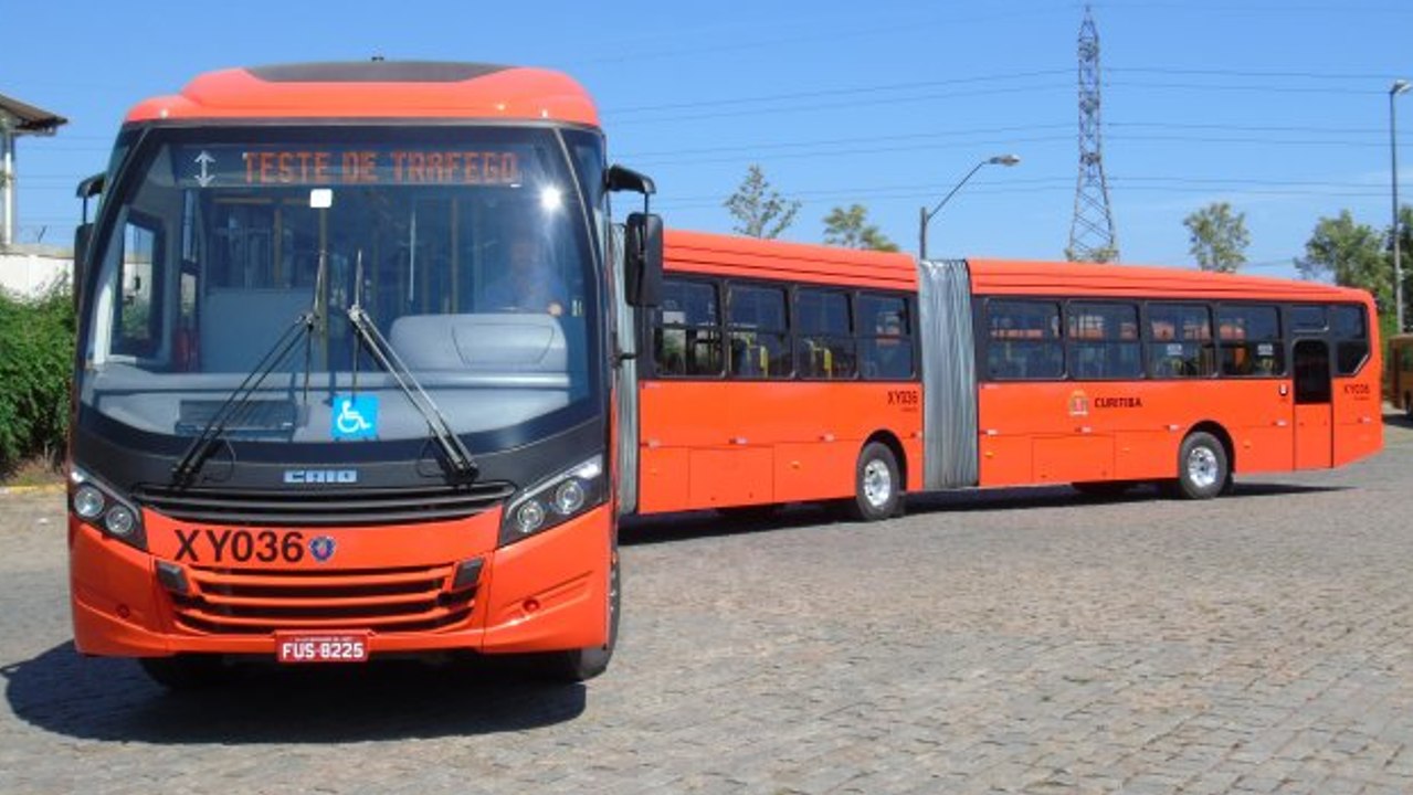 Novo BRT Biarticulado em Curitiba