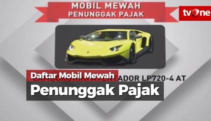 Daftar Mobil Mewah Penunggak Pajak