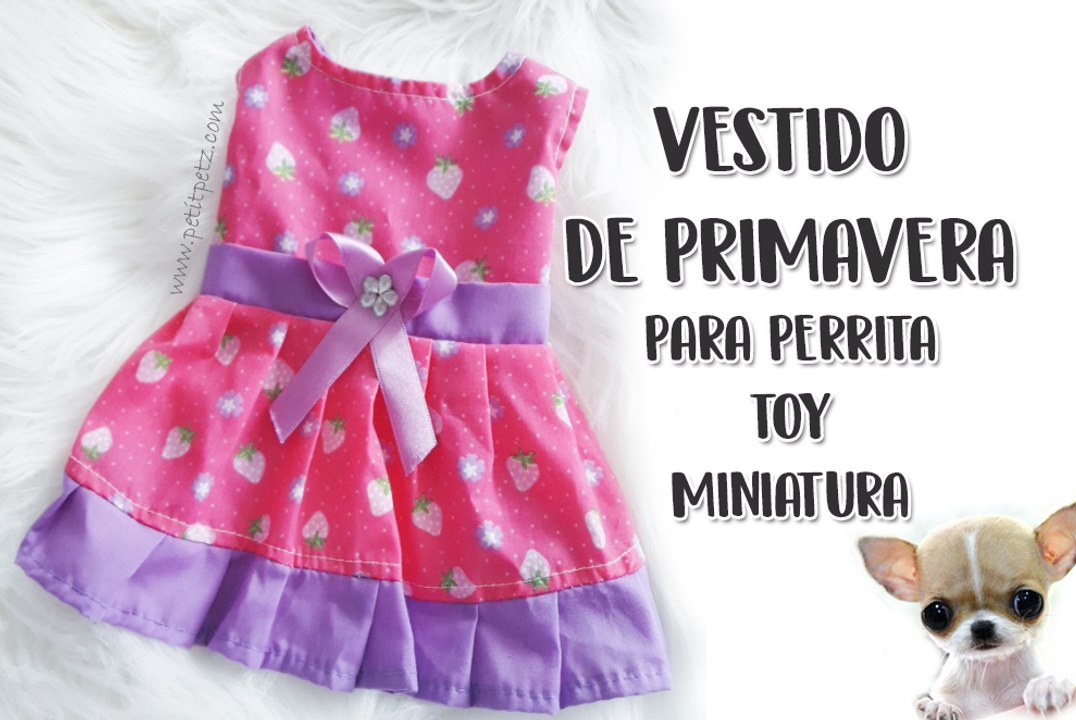 VESTIDO DE PRIMAVERA perros toy miniatura yorkshire terrier chihuahuas cachorros mascotas