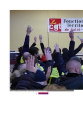 SAINT QUENTIN  VOEUX 2018 FREDERIQUE MACAREZ maire de SAINT QUENTIN AU PERSONNEL TERRITORIAL