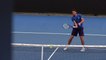 Open d'Australie 2018 - Milos Raonic à l'entrainement à Melbourne