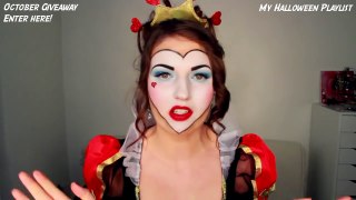 QUEEN OF HEARTS Halloween Makeup & Costume Tutorial