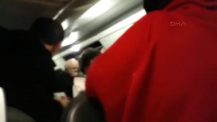 Trabzon Uçak İçinde Panik Anları