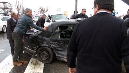 Başkent’te trafik kazası: 2 yaralı