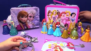 FROZEN Disney Frozen Elsa vs Disney Princess Surprise Boxes Surprise Egg Video