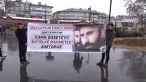 Soğuk Havada, Yağmur Altında Basayev'i Anıldı