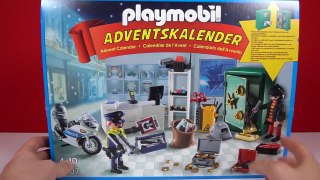 POLIZEI EINSATZ im JUWELIER GESCHÄFT! Playmobil Adventskalender 9007 Film deutsch