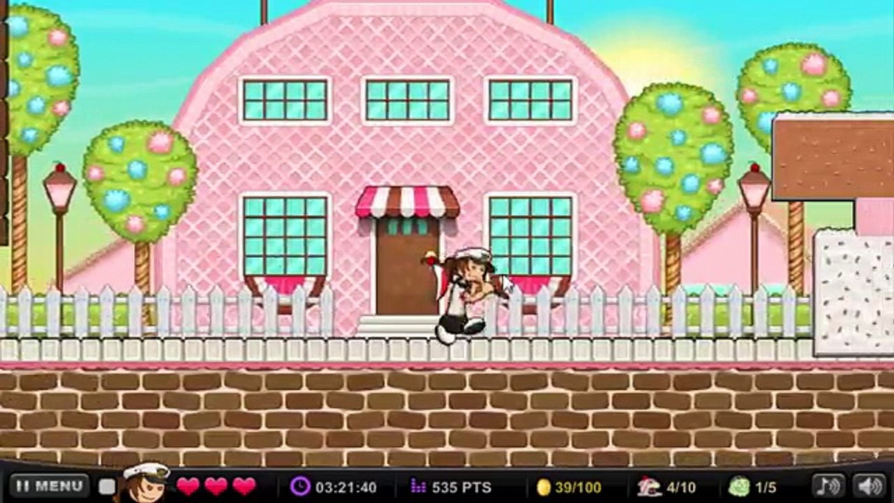 Papa Louie 3: When Sundaes Attack! - Level 1-4 Playthrough