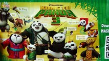 Kung Fu Panda 3 Kinder Surprise 4 x Egg Packs Panda Toys 2016