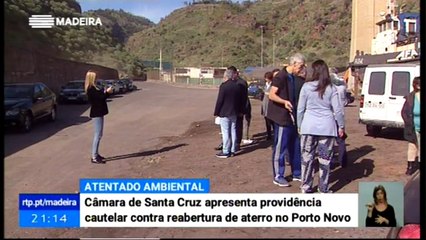JPP entregou uma Previdência Cautelar contra a reabertura de um aterro no Porto Novo