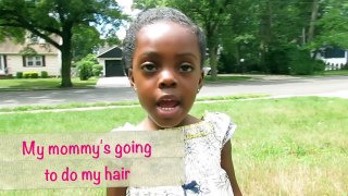 Grecian Summer Natural Hair Tutorial for Toddlers